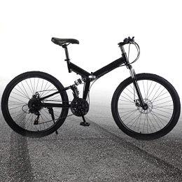 Fetcoi Vélos pliant Fetcoi Vélo de montagne pliable de 26 pouces - Qualité supérieure - 21 vitesses - Système de freinage à double disque - Pour garçons, filles, hommes et femmes - Charge maximale de 150 kg