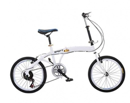 Gaoyanhang vélo Gaoyanhang Vélo Pliable 20 Pouces équipement Voyage VTT à vélo Portable (Color : White)