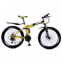 GL SUIT vélo GL SUIT Pliable VTT Adulte, City Road Vélo De Course, Vélos Fourche Type U Avant Choc, pour Hommes Et Femmes Équitation en Extérieur 24X, D, 26 inch