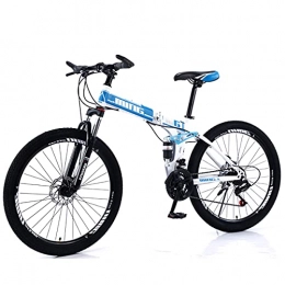 GWXSST Vélos pliant GWXSST Vélo Ergonomique Vélos Vélo De Montagne Dual, Antidérapant Résistant à l'usure, Vélo Rapide Pliant Rapide pour Plachaplier Vélo De Poids C(Size:27 Speed)