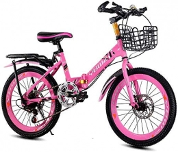 HAOT Vélo Pliable Pliable pour Hommes et Femmes - Vélo pour Enfants Vélo Pliant de Vitesse 18 Pouces 20 Pouces 22 Pouces 6-14 Ans pour Hommes et Femmes, blueshifting, 20 Pouces