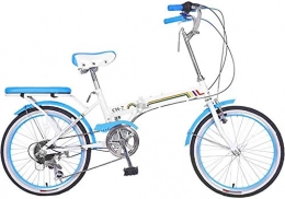 HFFFHA Vélos pliant HFFFHA Mini vélo, léger vélo Pliant Ville vélo vélo Adulte Ultra léger Vitesse, Shock Absorber vélo Portable Banlieue vélo (Color : A)