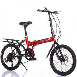 HWZXC vélo HWZXC Étudiants Pliant vélos, vélos Pliables pour Enfants Variable 6 Vitesses Shimano mâle et Femelle Cadeau de Montagne Adultes Pliant vélos vélo Pliable