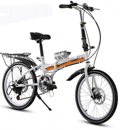 HZHI vélo HZHI Vélo Pliant de 20 Pouces avec Frein à Double Disque sur la Tablette arrière