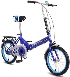 IMBM vélo IMBM Simple Vitesse vélos for Enfants 16 Pouces Enfants vélo Pliant 5-8 Hommes et Femmes vélo Portable (Color : 1)