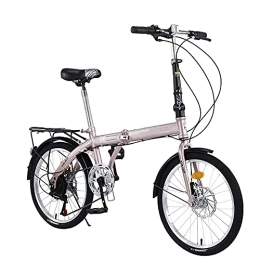 ITOSUI vélo ITOSUI Vélo Pliant, Vélos de 20 Pouces pour Adultes, Enfants Adultes Mini Vélo Portable Portable Ultra Léger Convient pour Voyager dans la Ville Sauvage Vélo Pliable