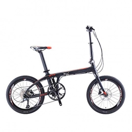 JF 20 Pouces Vélos Pliants pour Cadre Léger en Aluminium Adulte Vélo Pliant Ville Mini Compact Vélo Vélo Urbain Navetteurs
