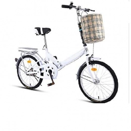 JieDianKeJi vélo JieDianKeJi Vélos pliants 16 / 20 Pouces vélos Pliables Portable léger Exercice de Voyage en Ville pour Adultes Hommes Femmes Enfants Enfants à Vitesse Variable