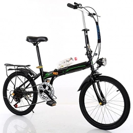 JieDianKeJi vélo JieDianKeJi Vélos pliants 20 Pouces vélos Pliables Portable léger Exercice de Voyage en Ville pour Adultes Hommes Femmes Enfants Enfants à Vitesse Variable