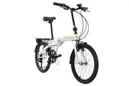 KS Cycling vélo KS Cycling Vélo Pliable 20" Cityfold RH 27 cm Mixte-Adulte, Blanc / Vert, Zoll