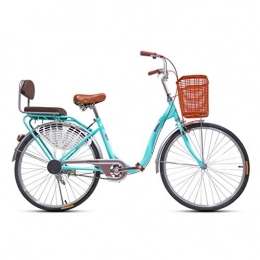 LILICEN Bicyclette de vélo de vélo Unisexe 24 Pouces Simple Vitesse Portable Vélo Portable Ville Cyclisme Vélo (Couleur: Blanc, Taille: 127 * 22 * ​​74cm)