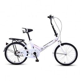 LLCC Bike Compact Vélo Pliant Portable for Adulte, 20 Pouces Ultra léger vélo étudiant de vélos