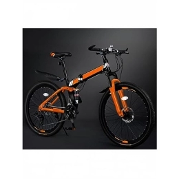 LOKQIHTHS Vélos pliant LOKQIHTHS 20 Pouces Vélo Pliant, 21 Vitesses, vélo Homme et vélo garçon, Convient de 155 cm à 185 cm Noir, Orange, 26 inch 21 Speed