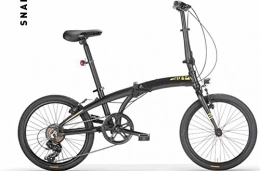 MBM Vélos pliant MBM S N A P Vélo Pliable Unisexe – Adulte, Noir A01, 20"