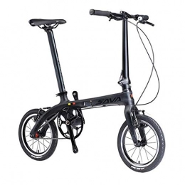MEICHEN vélo MEICHEN Ville 6, 7 kg vélo Pliant vélo Adultes 14 / 16 vélo Pliant pour Adultes Fibre de Carbone vélo Pliable Carbone léger Bicyclette Pliable