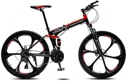 MJY vélo MJY Vélo 26 pouces vélos en acier à haute teneur en carbone Softtail vélo pliant tout-terrain vélo siège réglable cadre en acier à haute teneur en carbone Double absorption des chocs 5-27, 21 vitesses