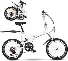 MYPNB vélo MYPNB 20 Pouces Pliant Amortisseur vélo, Enfants Jeunes vélos de vélos, légère Unisexe vélo de Banlieue, 6 Vitesses Cadre en Acier Pliable Kids Bike 5-25 (Size : A Wheel)