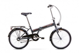 ROMET vélo ROMET WIGRY Vélo de Ville Mixte Adulte Anthracite / Orange Taille M