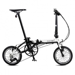Rong vélo Rong Vélos pliants vélo Pliant vélo Unisexe 14 Pouces Petite Roue vélo Portable de vélos 3 Vitesses (Couleur: G, Taille: 120 * 34 * 91cm)