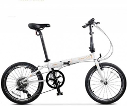 Rong vélo Rong Vélos Vélo Pliant vélo Pliant Unisexe 20 Pouces Roue de Bicyclette à Vitesse Variable vélo Portable (Couleur: Noir, Taille: 150 * 34 * 110cm) (Color : A)
