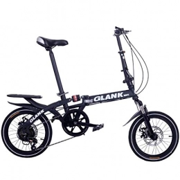 RTRD vélo RTRD Vélo de sport pliable, vitesse variable, double frein à disque, suspension complète, antidérapant, pour adultes, étudiants, enfants, conduite portable