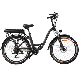 Speedrid Ebike, vélo de Ville électrique de 26'' avec Batterie au Lithium-ION de 12,5 Ah, vélo électrique de Banlieue à Cadre Bas, vélo de croisière électrique pour Femmes Hommes Adolescents Adultes