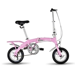 Ssrsgyp vélo Ssrsgyp Vélo Pliant Portable en Alliage d'aluminium Ultra-léger vélo Unisexe Montagne Urbaine vélo de Plein air Stockage Pratique pneus épais (Color : Pink)