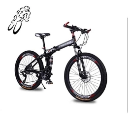 STRTG vélo STRTG Bicyclette Portable, vélo Pliant, Pliable Bikes de Montagne, 26 Pouces 24 * 27 Vitesses vélo de Route pour étudiant Adulte, vélo de Plein air, VTT
