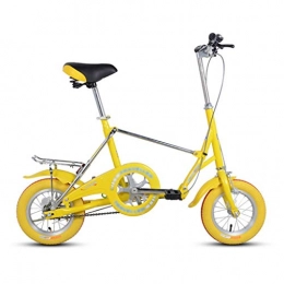 szy vélo szy Et Les Femmes Petites Bicyclettes De Vélo Pliant De Vélo Pliable Vélo Pliant 12 Pouces Petite Roue Vélo Pliant Hommes (Color : Yellow, Size : 12 inches)