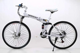 TXX vélo TXX Étudiants Mâle Et Femelle Est Pliée Vtt, Bicyclette D'Adulte, Un Disque De Décalage De Bicyclette bis Pliant / Blanc / 21 speed / 24 inches x 15 inches