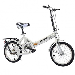 Unbran Vélo de montagne de 50,8 cm, léger et pliable, petit vélo portable pliable de ville, mini vélo compact, portable, durable