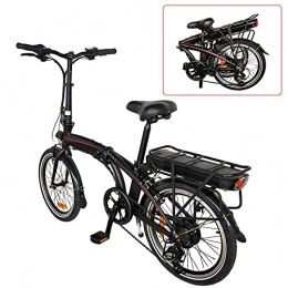 CM67 Vélos pliant Vlo pliants Sport Alliage, Jusqu' 25km / h Vitesse Rglable 7 E-Bike 250W / 36V Rechargeable Batterie Li-ION Vélos de Route Unisexe pour Adulte