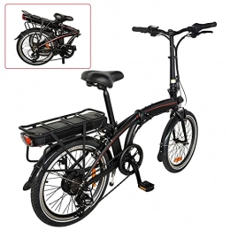 CM67 Vélos pliant Vlo pliants Sport Alliage, Vec Batterie Amovible 36V / 10AH 7 Vitesses Vélos pliants pour Adolescent et Adultes