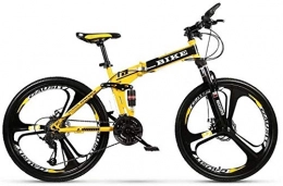 ZXL vélo VTT MountainBike Novokart-Pliable 24 / 26 pouces, VTT Vélo avec 3 roues Cutter, vélo de route (Color : 21-stage shift, Size : 24inches)