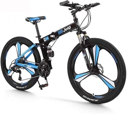 HCMNME vélo Vélo de montagne, Vélo de montagne en alliage d'aluminium de 26 pouces for adulte 24 vélo pliant vélo de vélo de vélo et de vélo de route durable Mini vélo de vélo portable vélo for sport extérieur (c