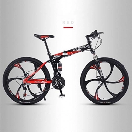 DODOBD vélo Vélo de Montagne, Vélo à Neige 26' Cadre en Aluminium - Freins Double Disques - Equipé de 3 Vitesses Shimano et de poignée à gachettes