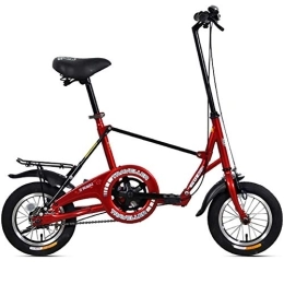 Vélo Pliant Adulte, Étudiant À Vitesse Variable De 12 Pouces Adulte Vélo Portable Ultra Léger, Ultra Léger Vélo