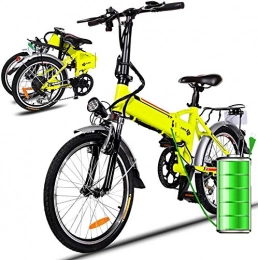 Eloklem vélo Vélo Pliant, Vélos électriques Étudiant De 20 Pouces Adulte Vélos de Route, Adulte7 Vitesse VTT Vélo
