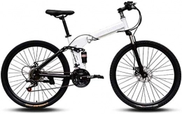 NLRHH vélo Vélos de montagne, Facile à transporter Pliant High Carbon En Acier Cadre de 24 pouces Vitesse variable Absorption de choc double Vélo pliable 6-6, B, 21 Vitesse peng ( Color : B , Size : 21 speed )