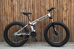 AUTOKS vélo Vélos pliants de montagne, cadre en acier à haute teneur en carbone, vélo pliable à double absorption de chocs à vitesse variable, adapté aux personnes ayant une hauteur de 135 190 cm 20 pouces 24 p