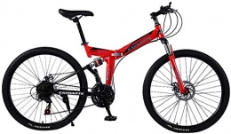 WSJYP vélo WSJYP Mini Vélo Pliant Léger de 24 Pouces, Petits Vélos de Route pour Étudiants Adultes de Vélos Portables, Vélos de Route, 24 inch-Red