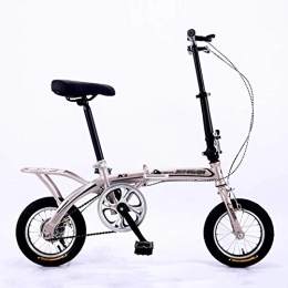 ZDXC Vélo Pliant 12 Pouces Vélo Étudiant Adulte Vélo Pliable Compact Mini Vélo Pliant Léger pour Travailler Vélo Scolaire
