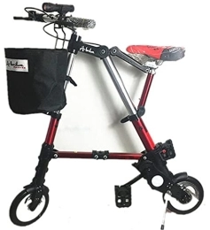 ZLYJ vélo ZLYJ Vélo Pliant Adulte, Roue 8" Vélo Pliant Ultra-Léger Portable Unisexe Urbain D, 8inch