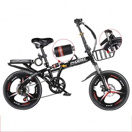 ZYD vélo ZYD Vélo Pliant, vélos Portables 20 Pouces à 6 Vitesses, Frein à Disque Double vélo de Montagne, navetteurs urbains pour Adolescents, 3 Couleurs