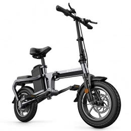 Lamtwheel Vélos électriques 14 Pouce Vélo électrique Pliant Adulte City E-Bike 350W 15Ah Vélo de Banlieue - Vitesse jusqu'à 30Km / h, 60Km la Longue Portée - 3 Modes - Vélo en Acier au Carbone Pur