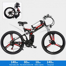 DT Vélos électriques 24 '' Electric Mountain Bike Ville Commuer Vélo Électrique avec Grande Amovible Capacité De La Batterie (48V 384Wh), Vélo Électrique Shimano 21 Speed ​​Gear, One Wheel