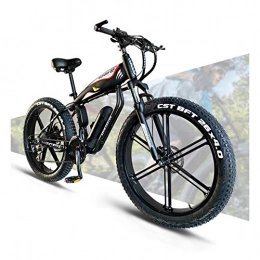 HOME-MJJ Vélos électriques 48V 14Ah 400W vélo électrique 26 « » 4.0 Fat Tire Ebike 30 Vitesse neige VTT électrique adulte Ville Vélo Femme / Homme avec une grande capacité de la batterie au lithium ( Color : 48V , Size : 18Ah )