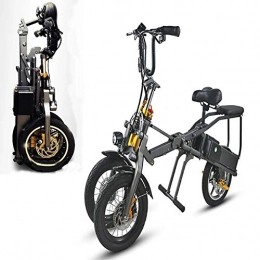 AA100 Vélos électriques AA100 Vélo à Trois Roues à Pliage électrique / Alliage d'aluminium léger / Affichage Intelligent et Batterie au Lithium 10.4AH * 2.