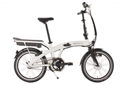 Adore vélo Adore Vlo pliant Pdelec Alu City E-Bike Holiday, Mixte, Fahrrad Pedelec E-Bike Faltrad 20 Zoll Zero, Wei