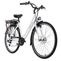 Adore vélo Adore VTC électrique Alu 28" Optima Comfort Blanc 250W Li-ION 36V / 13 Ah / 468 Wh 7 Vitesses